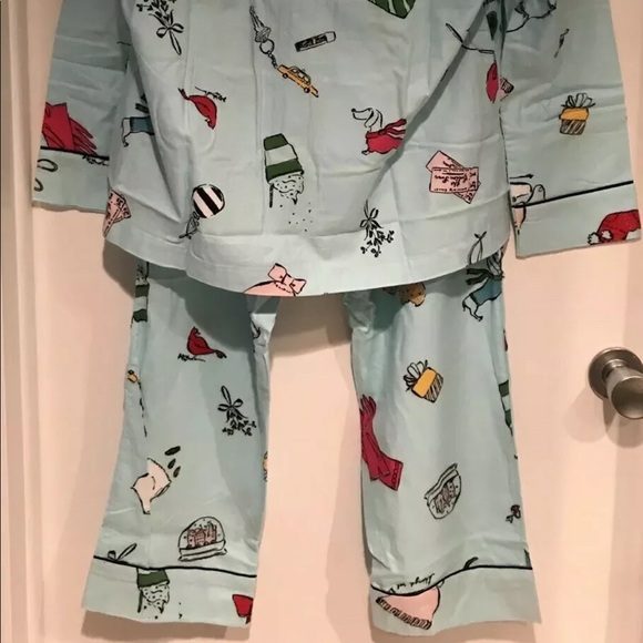 kate spade Dream A Little Dream Pajama Set Aqua - Picture 6 of 9